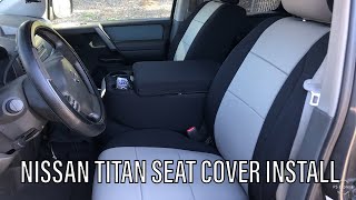 Cover King Seat Covers Install And Review Nissan Titan Youtube