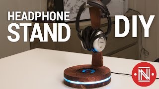 DIY Headphone Stand with USB lights How I made a slick Hearthstone inspired headphone stand with USB RGB lighting. Sales from this Banggood page supports us: http:
