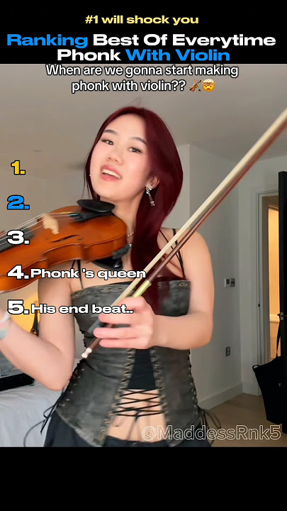 Ranking best Phonk with violin by Phonk queen ll Last is crazy Pt-2
