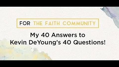 Session 1/3 - "40 Answers to 40 Questions"