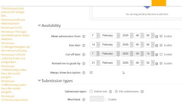 Sipejar Moodle 4: Membuat Tugas Di Sipejar Moodle UM