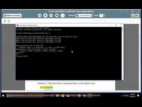 Fix error code 8024001F/0x8024001F when updating Windows