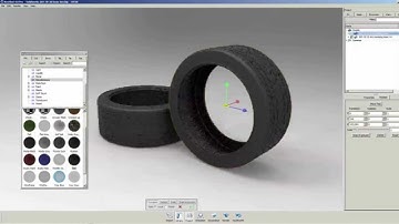 KEYSHOT- Basic Render 5 min - rendering a realistic tire with keyshot