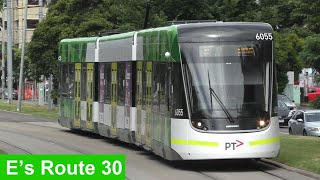 New E Class Trams on Route 30 - Melbourne Transport