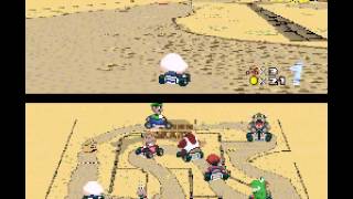 Super Mario Kart R - Super Mario Kart R (SNES / Super Nintendo) - 50cc Mushroom Cup - User video