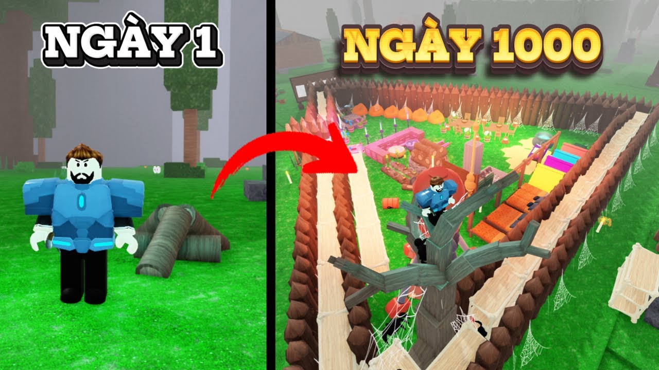 CĂN CỨ MỚI GIÚP CÁC BẠN SINH TỒN 1000 NGÀY SIÊU AN TOÀN | 99 Nights In The Forest Roblox!