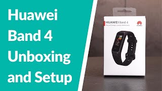 Huawei Band 4 Unboxing, Setup, First Impressions and Firmware Update.