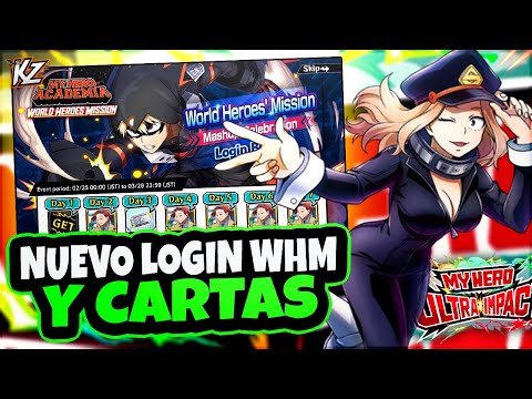 EL LOGIN BONUS DE WHM Y LOS NUEVOS PERSONAJES! | My Hero Ultra Impact