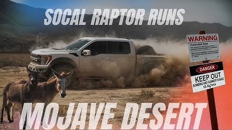 SoCal Raptor Runs Mojave 2025