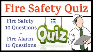 Fire Safety Quiz | Fire Alarm Safety Quiz | Fire Quiz | Fire Safety Interview Questions & Answers screenshot 5