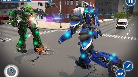 Flying Car Robot Transformation Part-1 | New Rescue City Car Robot Android GamePlay | By Game Crazy