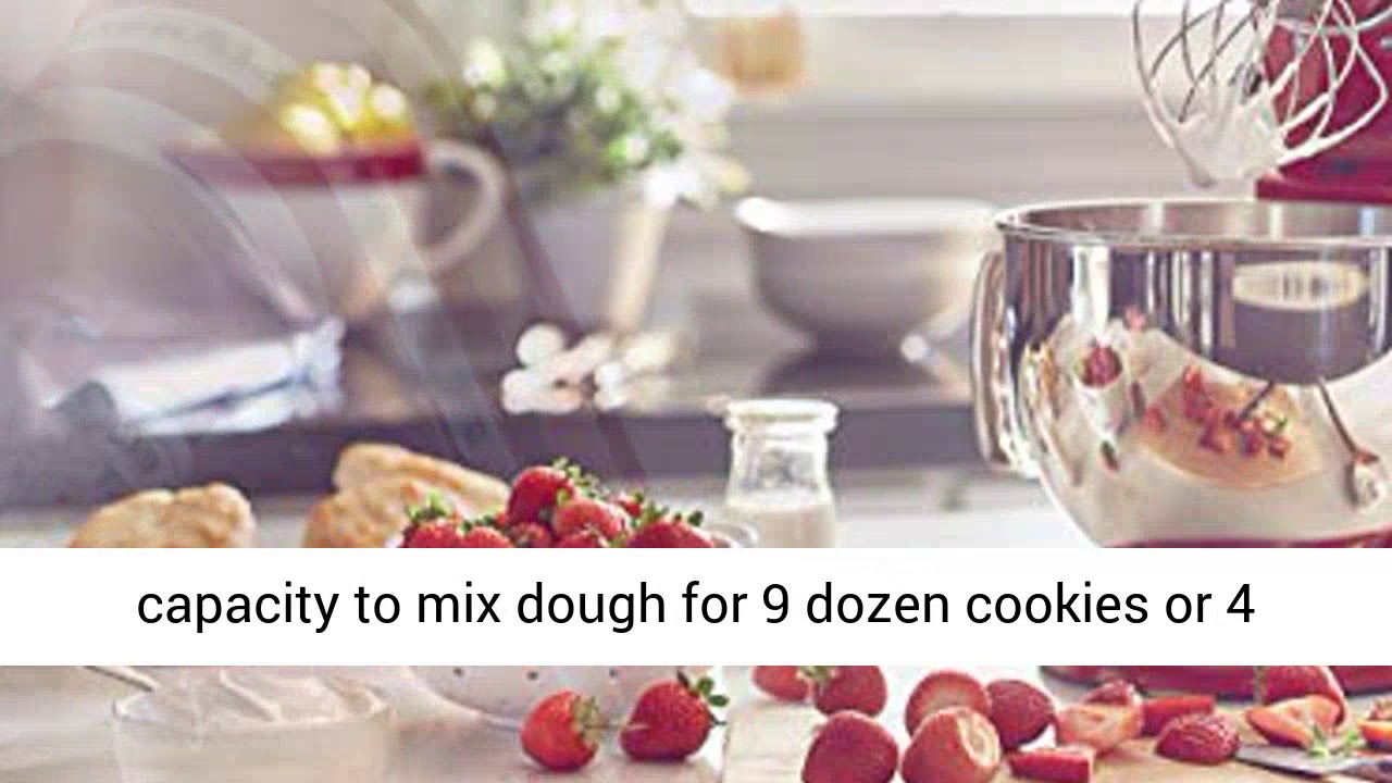 KitchenAid KSM150PSER Artisan TiltHead Stand Mixer with Pouring Shield, 5Quart, Empire Red