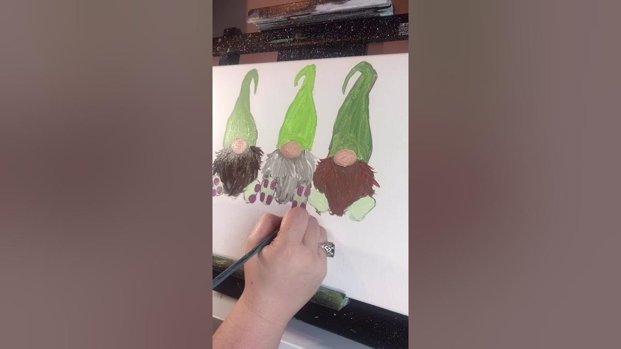How to paint gnomes YouTube
