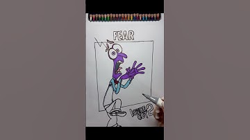 HOW TO DRAW FEAR | INSIDE OUT 2 ART