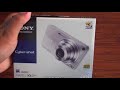 Sony Cyber-Shot® DSC-W350 Unboxing!!