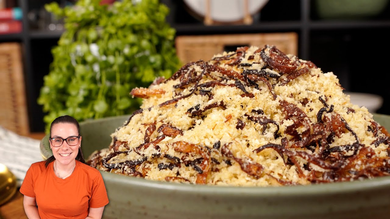 FAROFA COM APENAS 3 INGREDIENTES! CROCANTE, DELICIOSA E MUITO FÁCIL DE FAZER