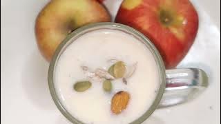 Apple Milkshake Recipe/ Easiest Way To Make Apple Juice