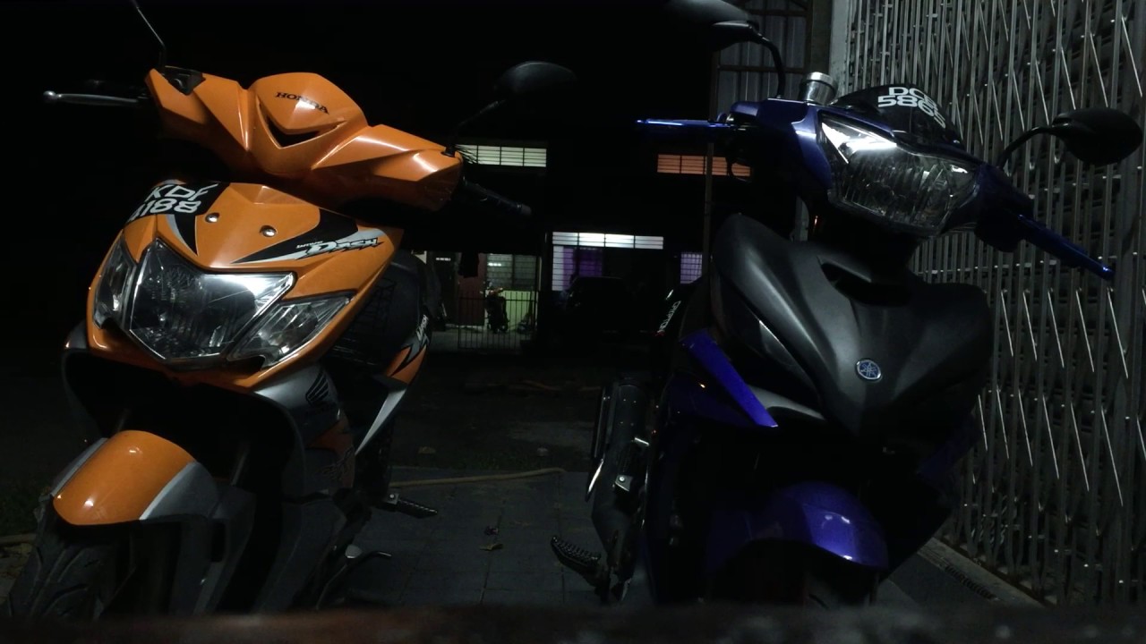 001 Comparison Yamaha Lc Vs Honda Dash Rs Mooc Polimas Youtube