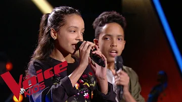 Katy Perry - Chained to the rhythm | Camila et Zion Luna |The Voice Kids France 2018|Blind Audition