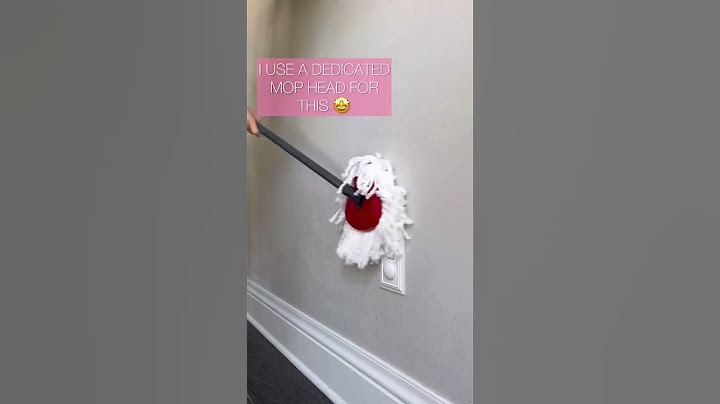 A simple, fast, and effective way to clean baseboards and walls!