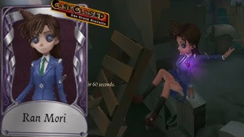 Coordinator “Ran Mori” Detective Conan Crossover Skin Gameplay | Identity V