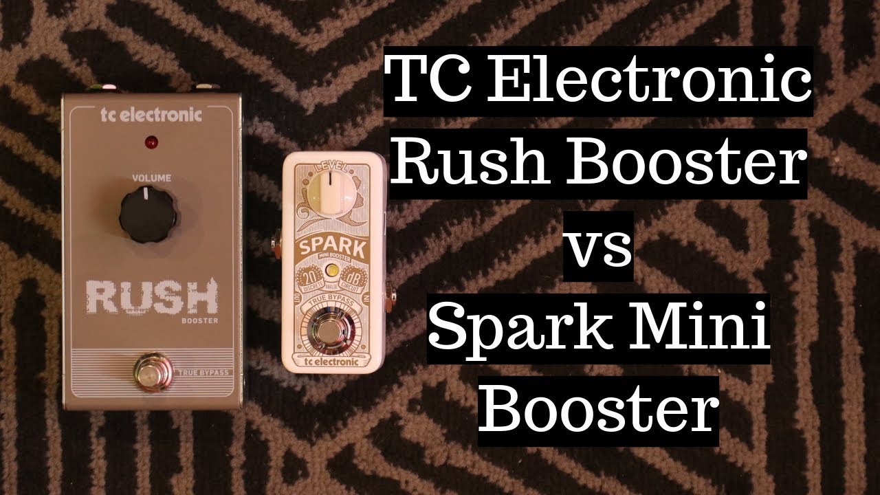 TC Electronic Spark Mini Booster vs Rush Booster Shootout