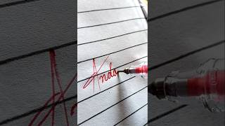 Andora✍️#calligraphy #handwriting #youtubeshorts #shortsfeed #shorts #ytshorts #signature #viral