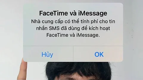 iPhone bị trừ tiền tài khoản gốc khi bật FaceTime và iMessage từ thông báo