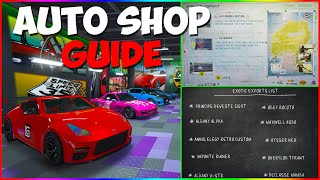 Auto Shop Guide GTA Online