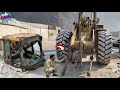 Unbelievable Heavy Repair! Caterpillar Boom &amp;Cabin Rebuilding by Pakistani Mechanics