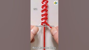 #152 Bracelet Knitting Tutorial, Macrame #shorts #macrametutorial #tricks #howto #craftideas