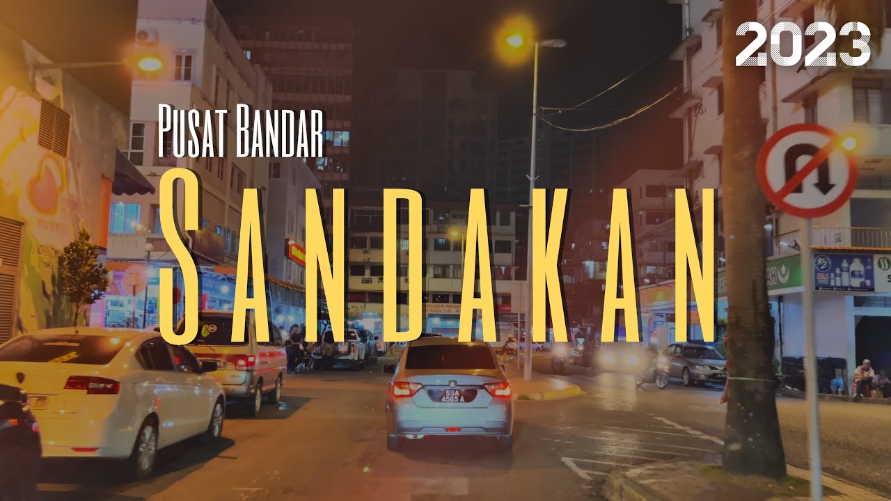 #jalan_b23 | Suasana Malam di Pusat Bandar Sandakan, Sabah