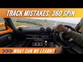 360 Spin on Track Lotus Elise - what we can learn