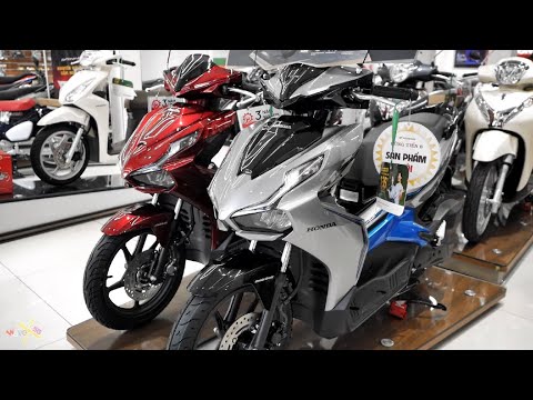 Honda AirBlade 125i 2020 - Bạc Xanh Đen - Walkaround - YouTube