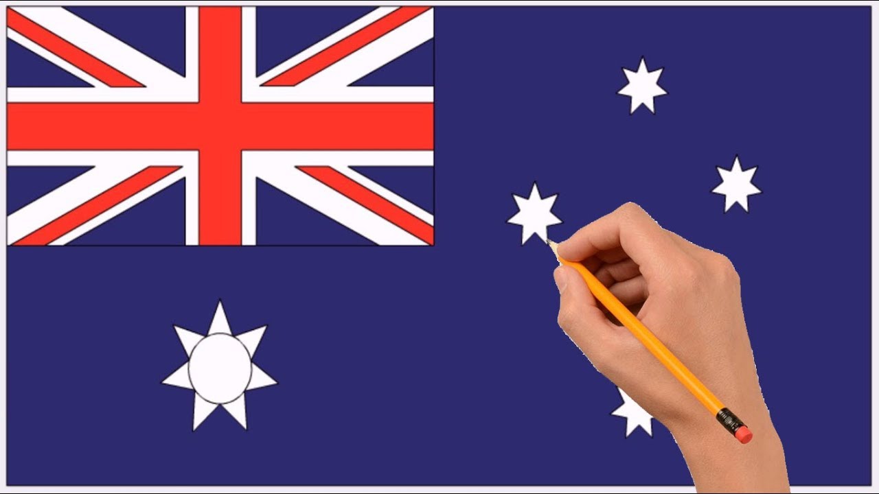 Australian Flag Icon Outline Illustration Australian Stock Vector Royalty  Free 581719906  Shutterstock