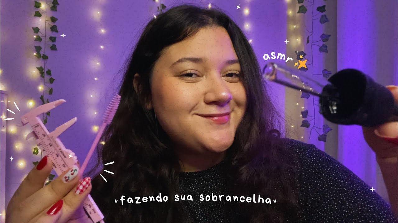 ASMR | garota atrás de você FAZ SUA SOBRANCELHA 🎧🎀 (roleplay, inaudível e atenção pessoal)