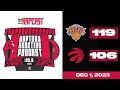 Scottie shines as Raptors lose to Knicks - LIVE Reaction Podcast w/ Samson