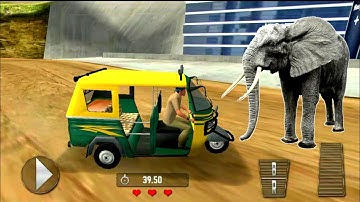 Offroad Tuk Tuk Driving Gameplay – Tourist Auto Rickshaw Driver Simulator – Android Gameplay  #3