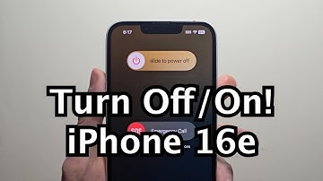 iPhone 16e: How to Turn OFF/ON & Restart!