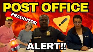 Information Frauditor gets the postal authorities police called on him by USPS employees News