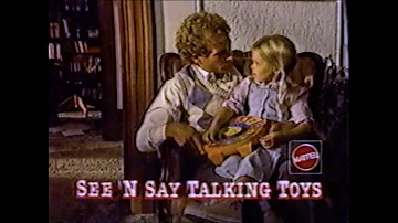 Mattel See 'N Say Talking Toys Commercial (1985) (VHS Rip)