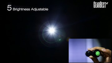 UltraFire 1600Lm Cree XML T6 18650 Zoomable LED Flashlight - GearBest.com