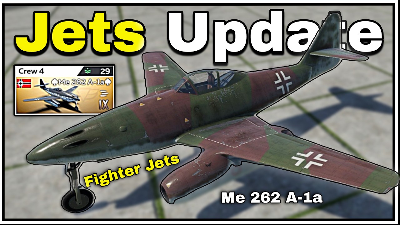 War Thunder Mobile Jets Update – Me 262 A-1a Fighter Review | War Thunder Mobile