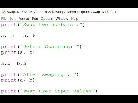 Write a program to swap two numbers without taking atemporary variable ...