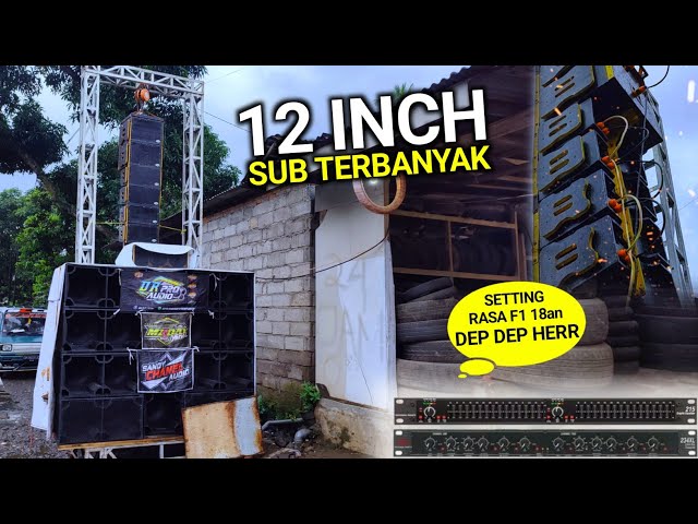 RAJANYA SOUND MINIATUR !! DR Setting Horeg PLANAR BREWOG 12 inch Terbanyak class=