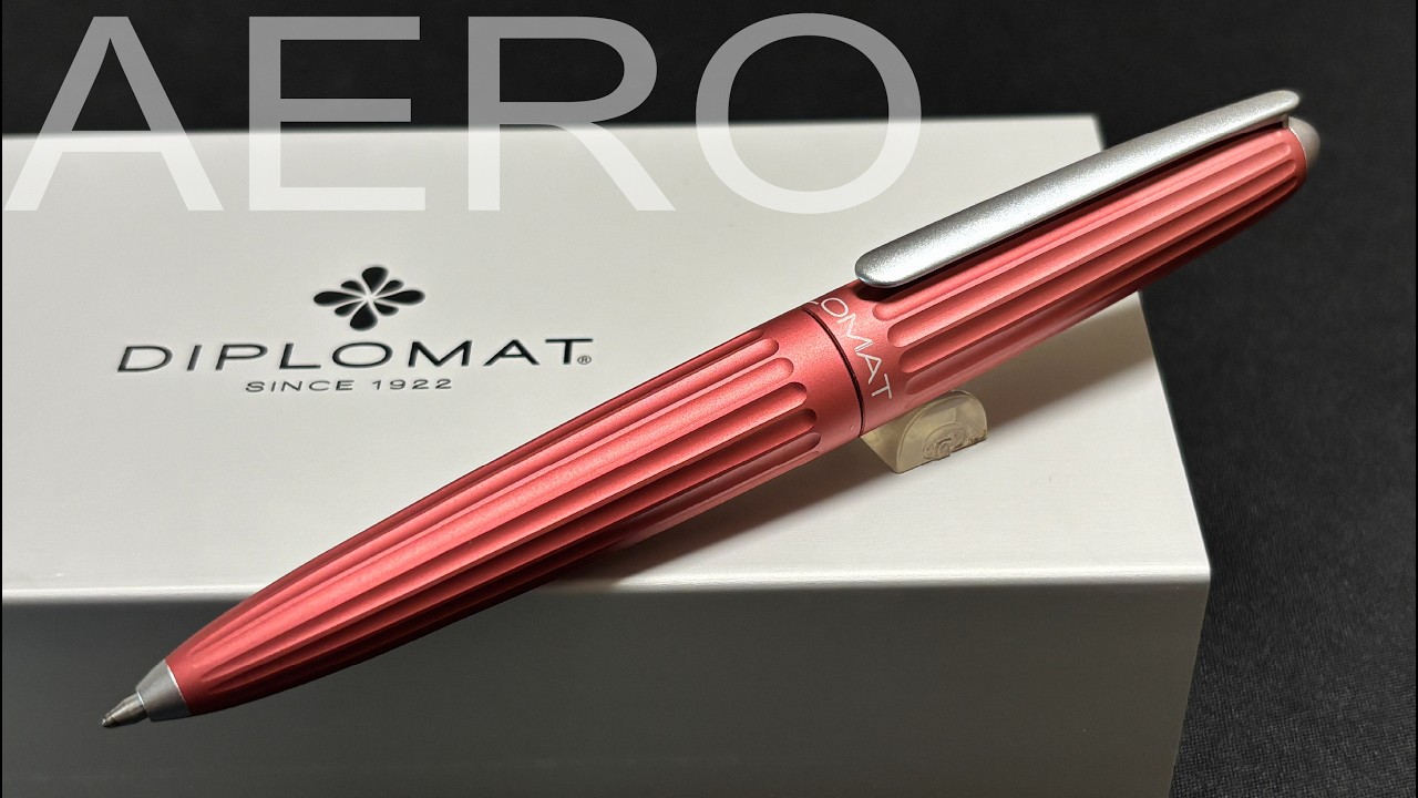 Diplomat Aero Red Ballpoint pen｜ディプロマット アエロ ボールペン