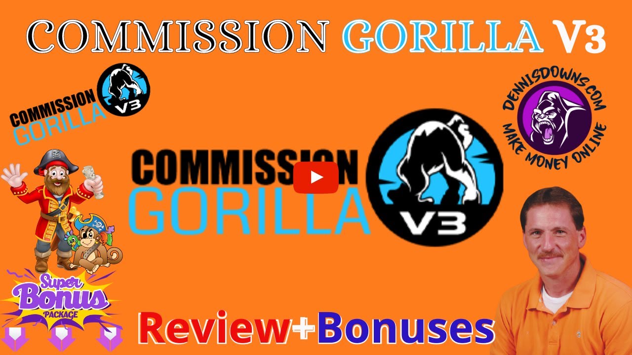 Commission Gorilla V3 Review ⚠️WARNING⚠️DON'T GET THIS WITHOUT MY 🎁CUSTOM BONUSES!!!🎁