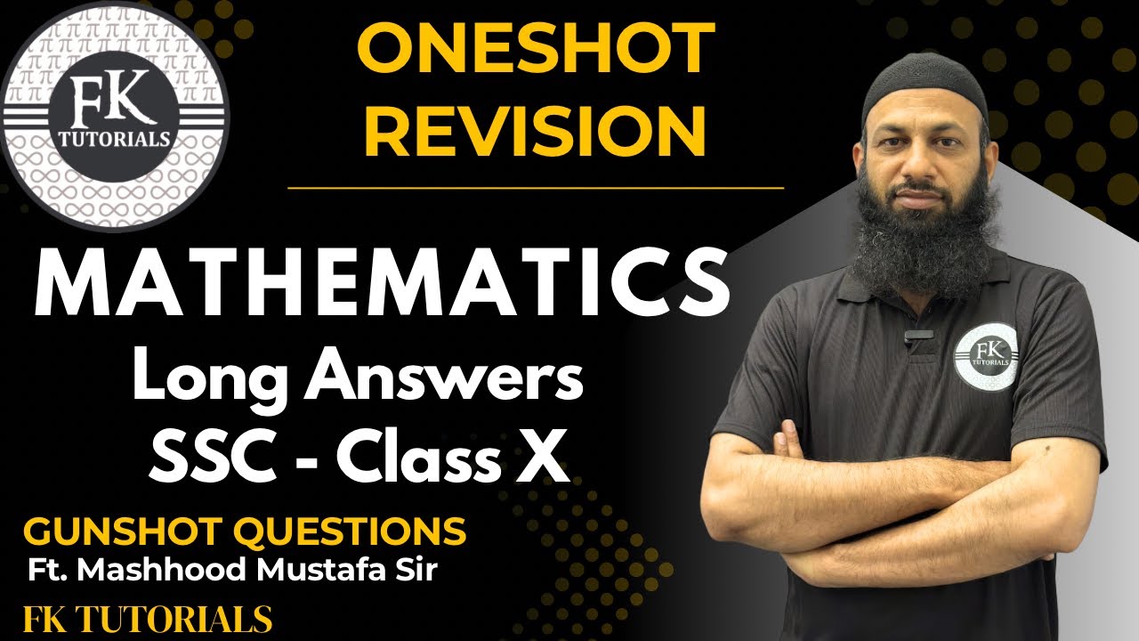 Math Long Fort SSC Mathematics Long Answers One Shot Revision | Most Important | FK ...