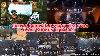 Editor Berkelas versi Evos ff||Momen saat FFIM 2020 FALL
