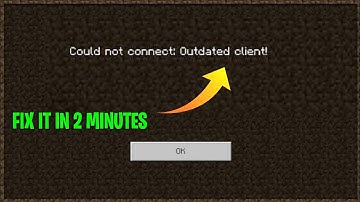 How to Fix OUTDATED CLIENT Error in mcpe | how to fix unable to connect to world minecraft pe